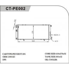 CT/PE-002標(biāo)致散熱器