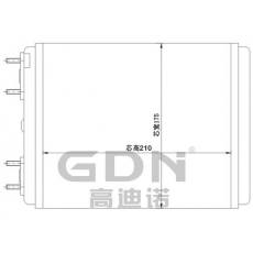 GDN.7.LA.010H-40 拉達 暖風(fēng)機水箱