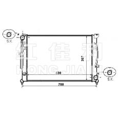HL-AD004 汽車散熱器 大眾(進(jìn)口), 奧迪(進(jìn)口)